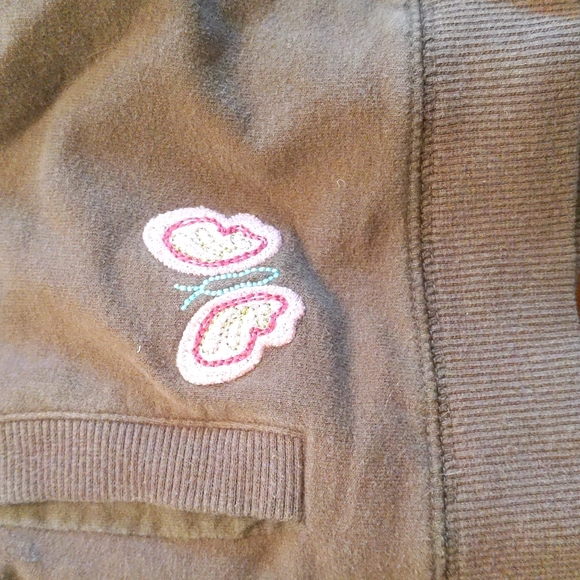 Oshkosh B'Gosh Girls Embroidered Hooded Sweatshirt Size 5 - Picture 4 of 6